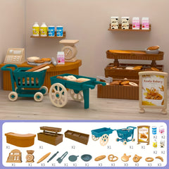 Doll House Coffee Series Play House Toys Simulative Bakery Interactive Game Toys
