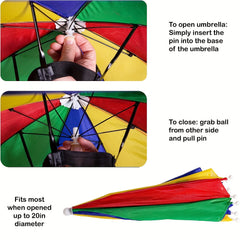Umbrella Hat for Outdoor Sun Protection