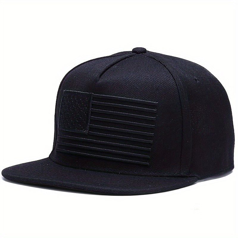Men's American Flag Embroidered Hip Hop Baseball Cap