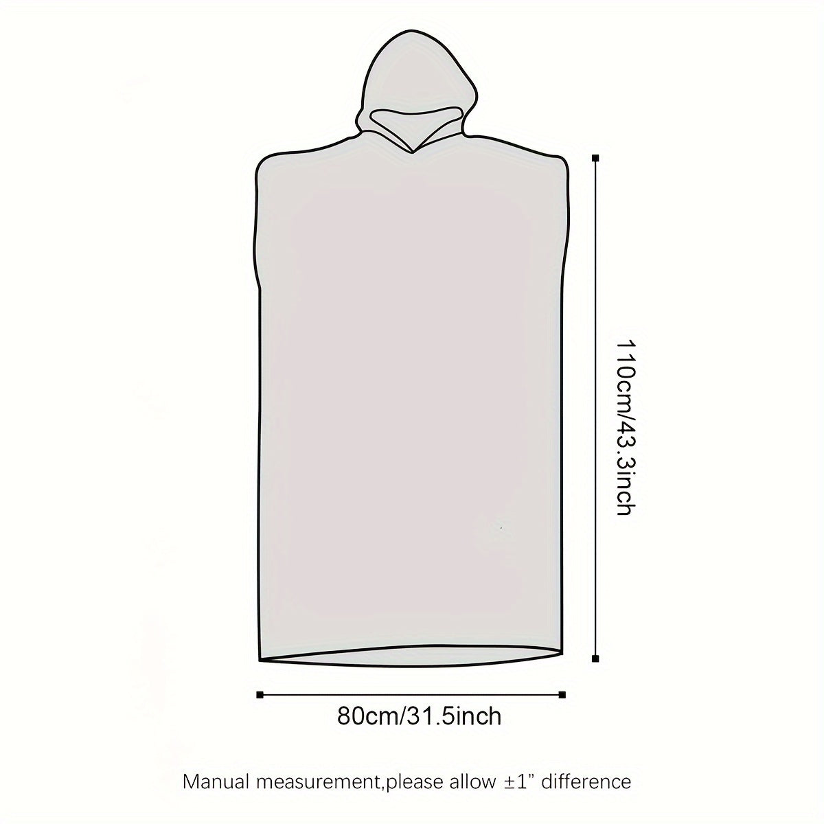 Quick Drying Beach Towel Changing Robe for Surfing