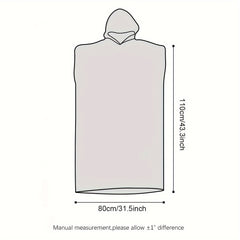 Quick Drying Beach Towel Changing Robe for Surfing