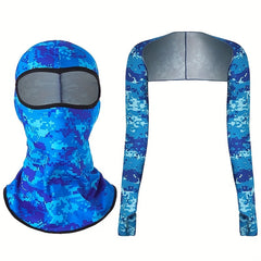 Sun Protection Shawl & Face Mask Set - Stay Safe Outdoors