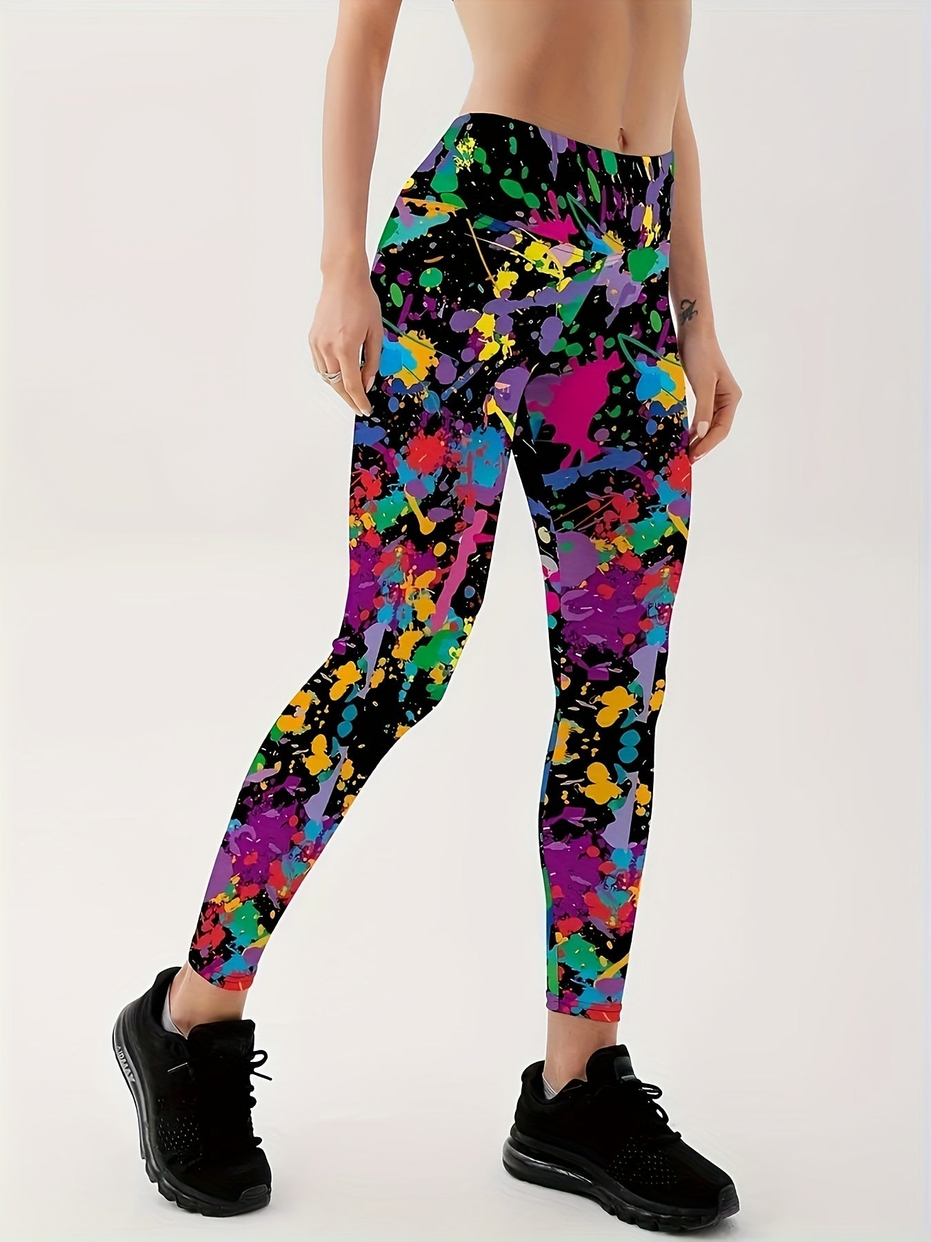 High Waist Lip Lifting Sports Leggings Running Yoga Pants