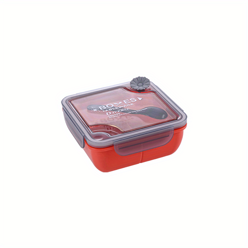 Square Lunch Box Inner Bladder Bento Box Leakproof PP Food Container