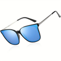WZERRY Vintage Round Frame Polarized Sunglasses UV400