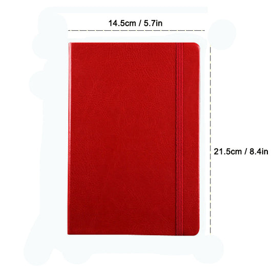 Lined Journal Notebook 200 Pages 5.7 x 8.3 with Elastic Strap