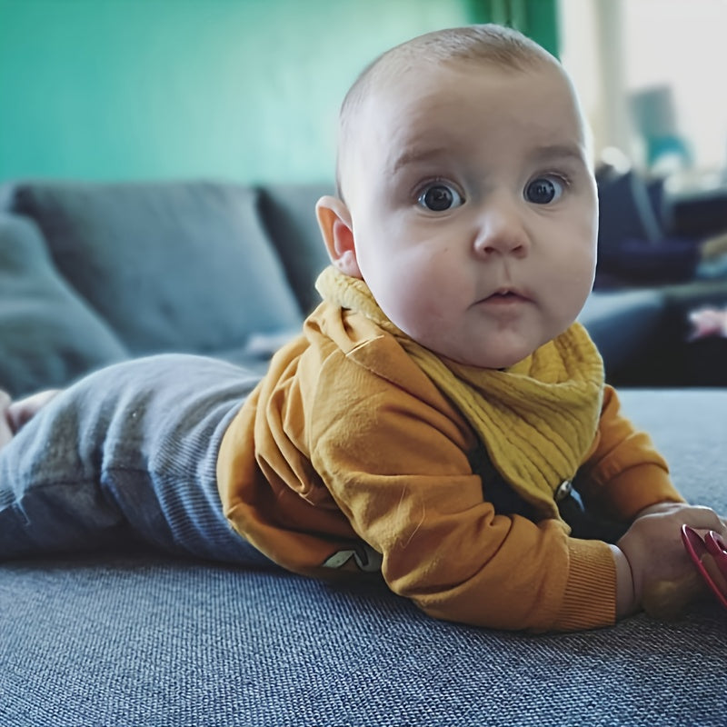 3 Cute Triangle Baby Scarves for Face - Perfect Accessory