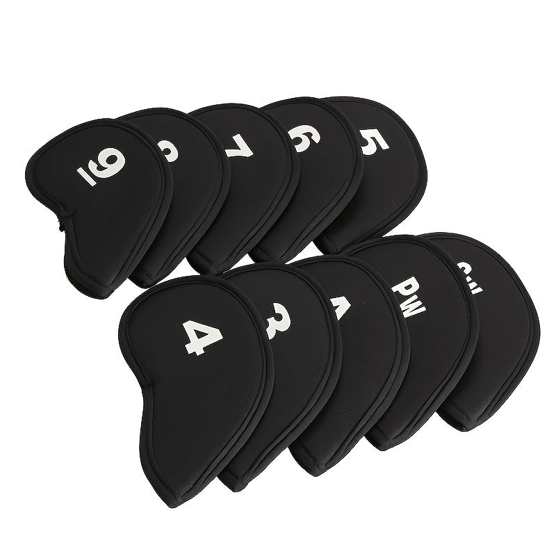 10pcs Golf Putter Head Cover Durable Lightweight Scratch Protection