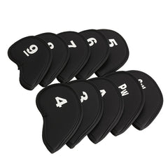 10pcs Golf Putter Head Cover Durable Lightweight Scratch Protection