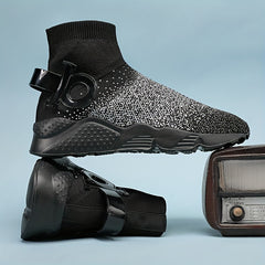 Men's Mesh Breathable Sock Shoes Non-slip Sneakers