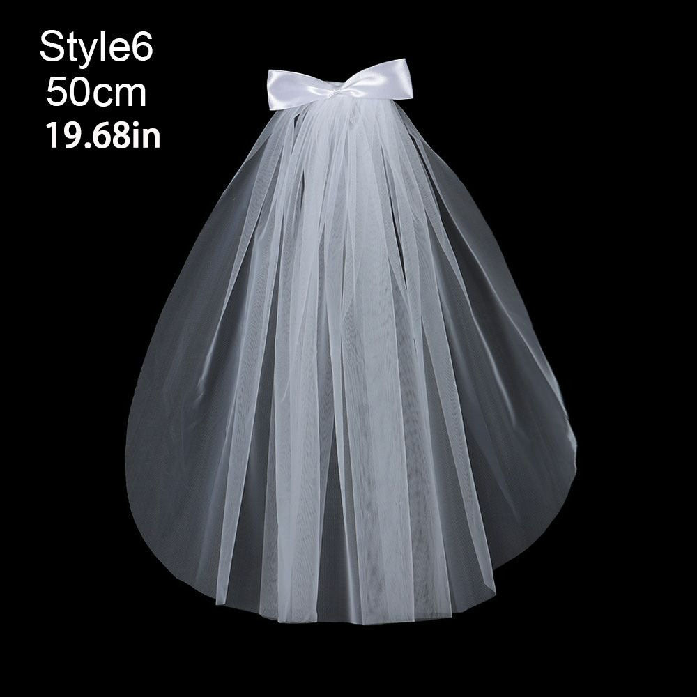 Bridal Veil Tulle Bachelorette Party Lace Wedding Veil With Comb