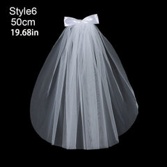 Bridal Veil Tulle Bachelorette Party Lace Wedding Veil With Comb