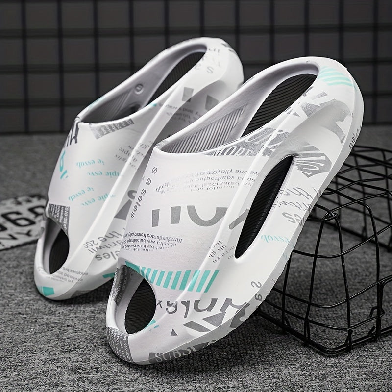 Men's Lightweight Comfy Slides Slippers Non Slip Soft Shoes