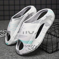 Men's Lightweight Comfy Slides Slippers Non Slip Soft Shoes
