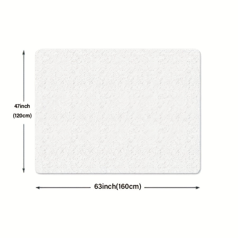 MERRY CHRISTMAS Kitchen Rug Flannel Living Room Carpet Mat