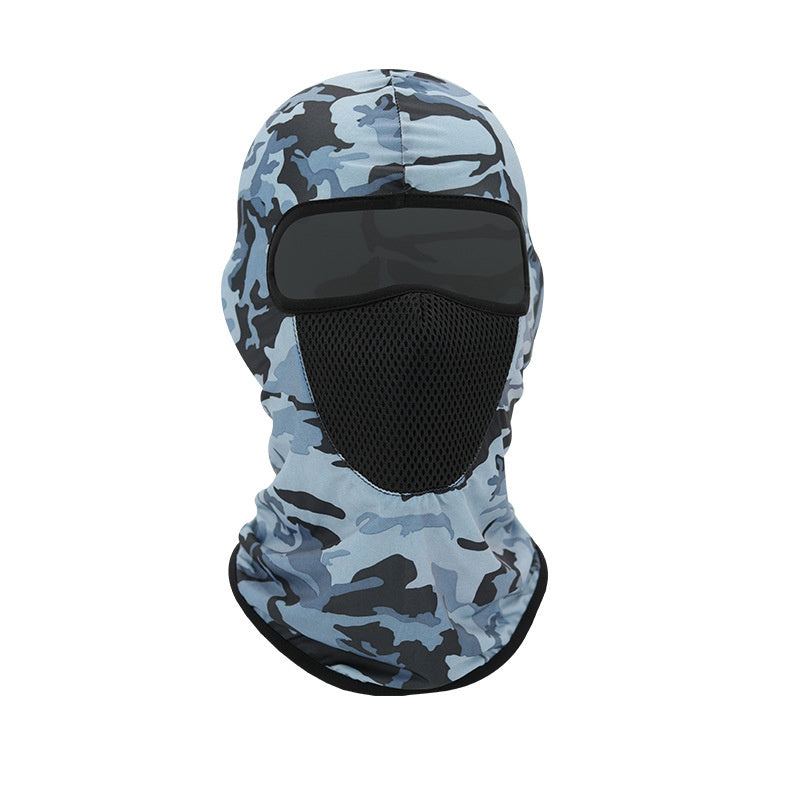 Ice Silk Printed Hat Outdoor Cycling Breathable Head Cover Hat