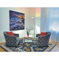 Boho Vintage Absorbent Non Slip Rug Stain Resistant Waterproof Mat