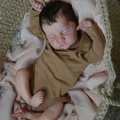 19" Reborn Doll Lifelike Newborn Soft Touch 3D Skin Hand Painted Art Doll
