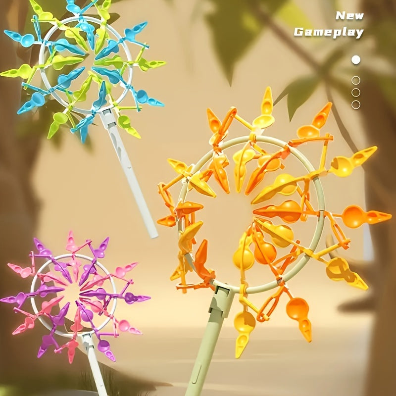 Windmill Bicycle Handle Decorations for Garden and Lawn