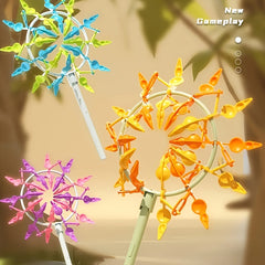 Windmill Bicycle Handle Decorations for Garden and Lawn