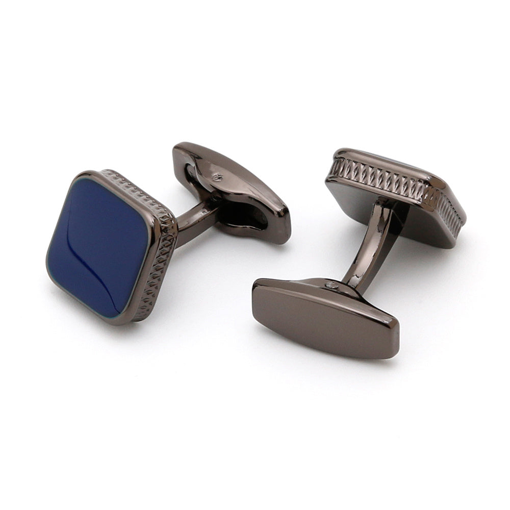 Oil Drop Square Men's Cufflinks