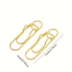 3pc Metal Pen Clips Multifunctional Pen Clip Notebook Bookmark Paper Holder