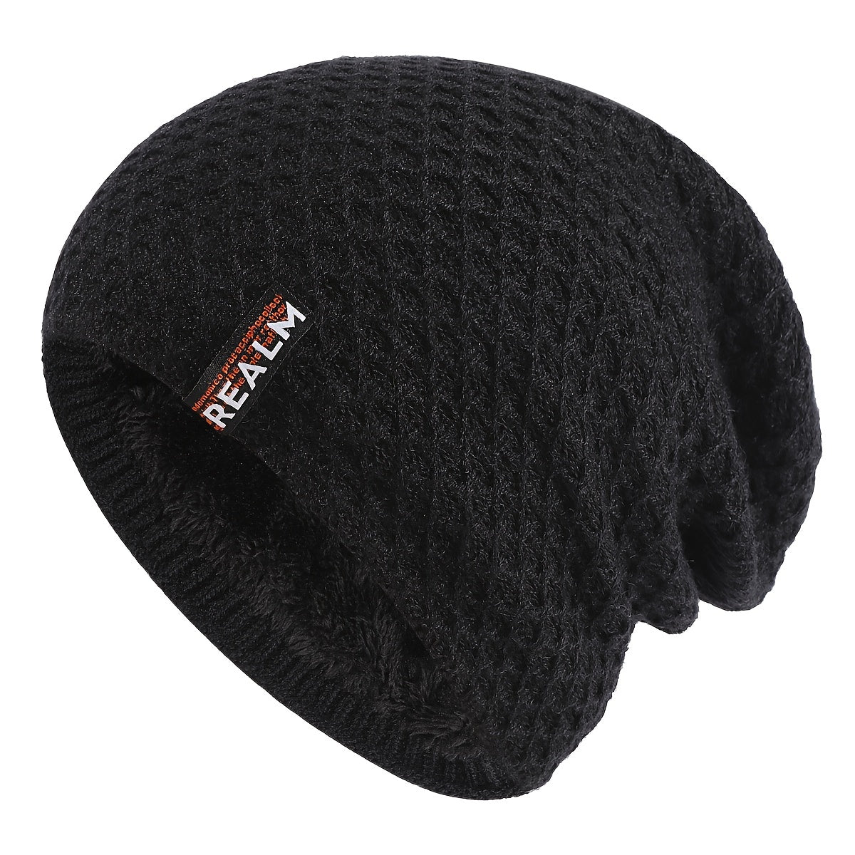 Velvet Woolen Beanie Hat with Ear Protection