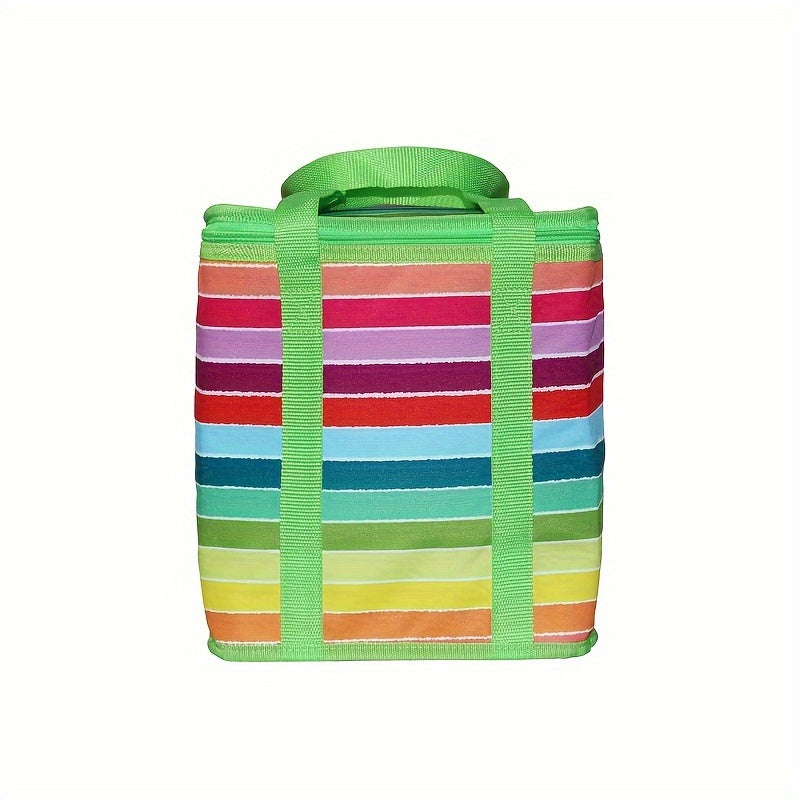 Portable Insulated Lunch Bag Waterproof Aluminum Foil Thickened Cooler Bag