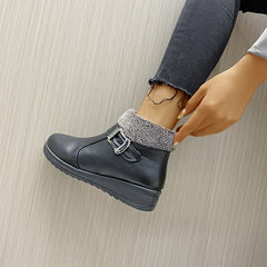 Platform Chelsea Boots Side Zipper Ankle Boots Women's Footwear