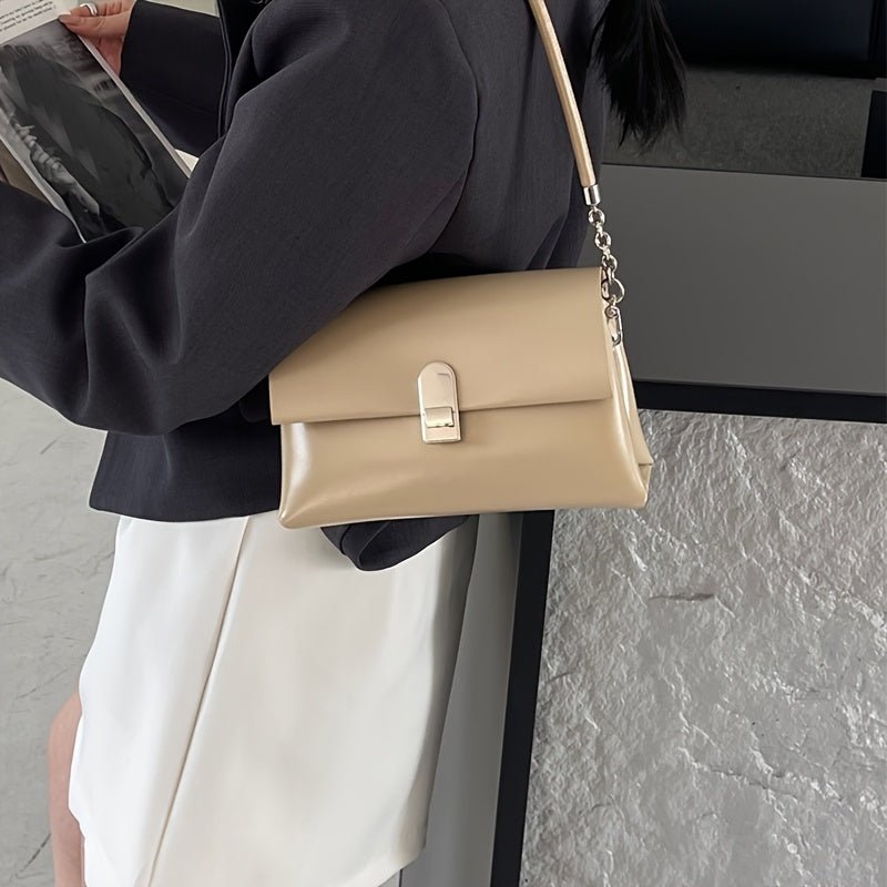 Women's Large Capacity Shoulder Bag Classic Style Handbag