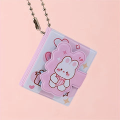 2pcs Cartoon Mini Handy Shorthand Notebook Set: DIY Writing Student Stationery