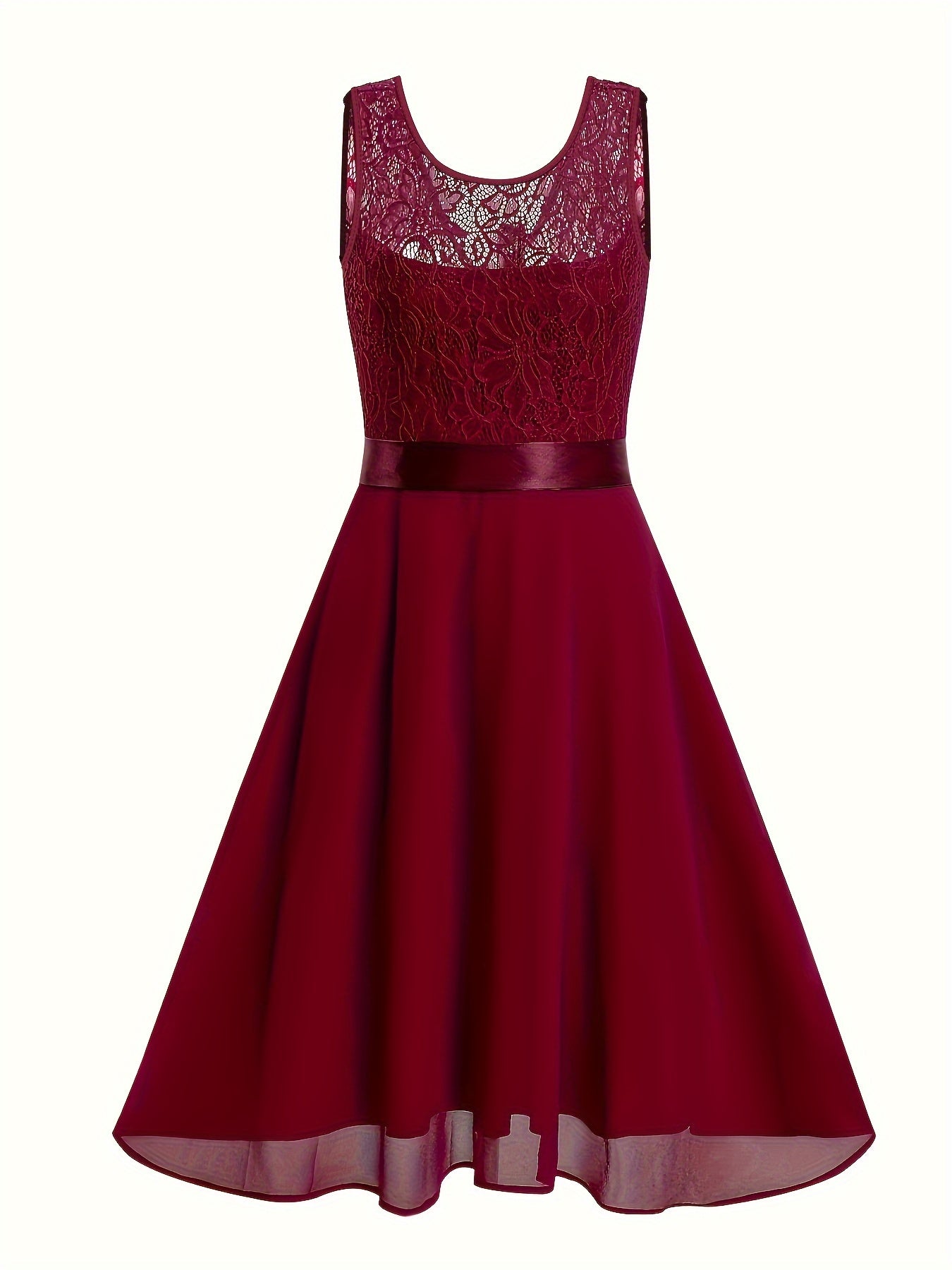 Party Dress Women's Plus Solid Lace Wedding Dress