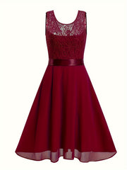 Party Dress Women's Plus Solid Lace Wedding Dress