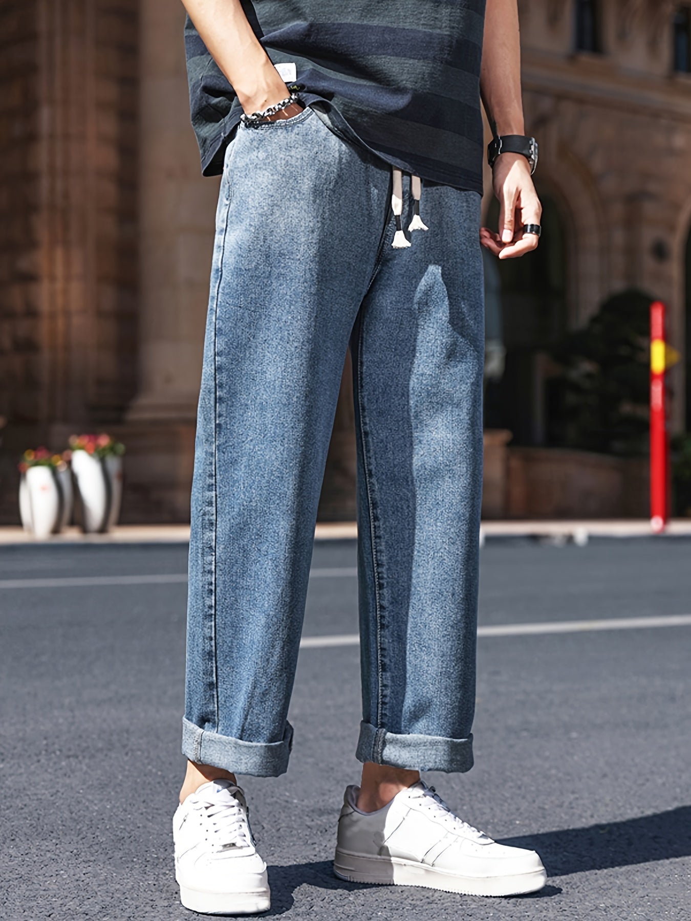 Men's Loose Fit Denim Jeans