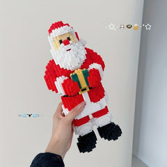 5500pcs Santa Claus Building Blocks Set DIY Craft Toy Adults Teens Easter Hallow