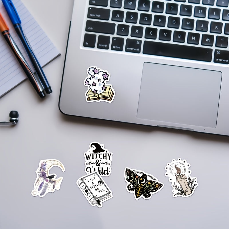 50pcs Cartoon Waterproof Personality Astrology Tarot Gothic Stickers