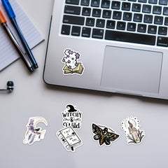 50pcs Cartoon Waterproof Personality Astrology Tarot Gothic Stickers