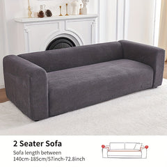 Soft & Elastic Sofa Slipcover Solid Non-slip Furniture Protector