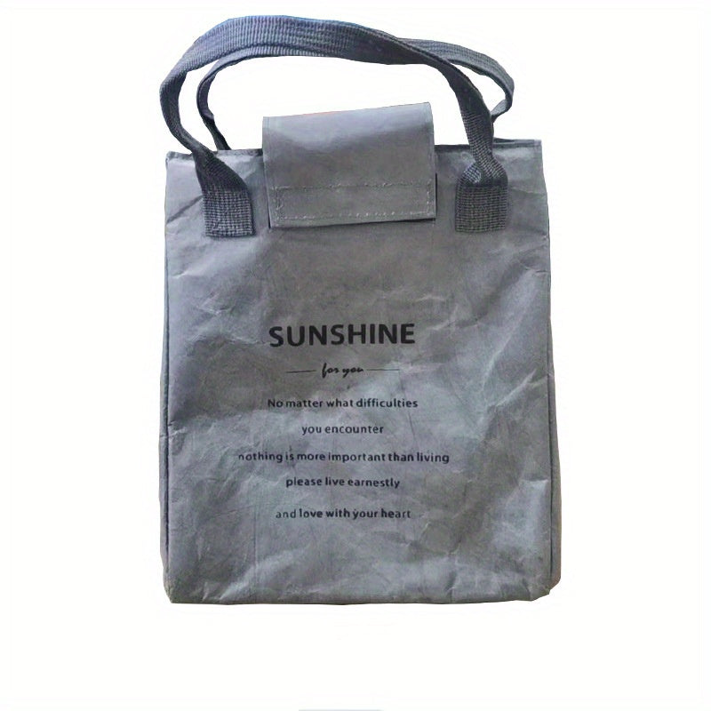 Waterproof Insulated Lunch Bag with Cutlery Bag - Keep Food Fresh
