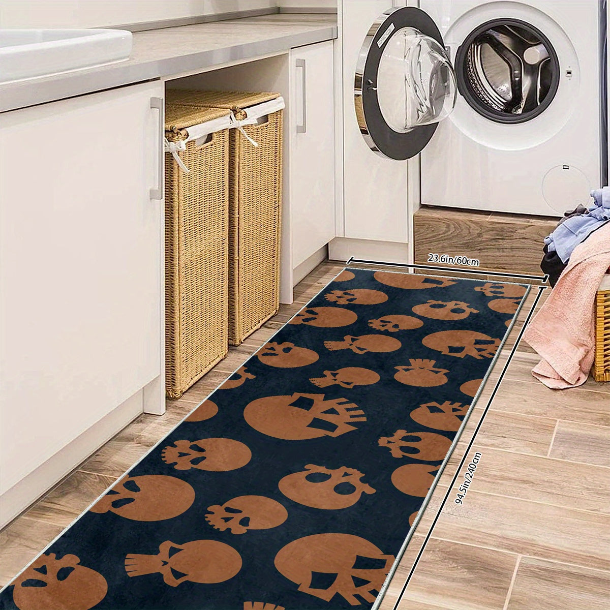 Extra Long Runner Rug Soft Non Slip Washable Stair Carpet Hallway Kitchen Mat