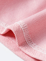 2pcs Girls Striped Waistband Shorts for Kids Summer Beach