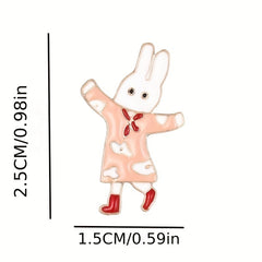Cute Bunny Brooch for Girls