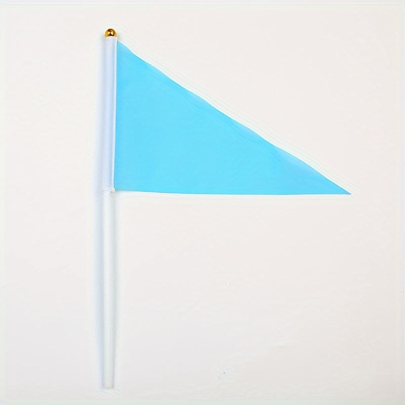 1pc Small Colored Flags Triangular Small Red Flags Waving Flags