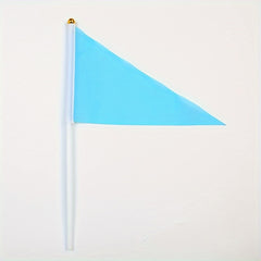 1pc Small Colored Flags Triangular Small Red Flags Waving Flags