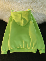 Girls Fleece Winter Hoodie Graphic Pullover Sweatshirt Top