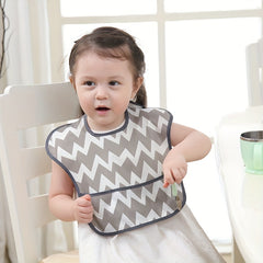Baby Soft Bib Cartoon Printing Washable Bib Boys Girls Feeding Bib
