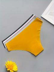 5 Seamless Solid Briefs Breathable Panties Womens Lingerie Underwear