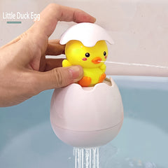 Playful Sprinkling Eggs Animal Bath Toys for Toddlers Duck Cat Owl Penguin