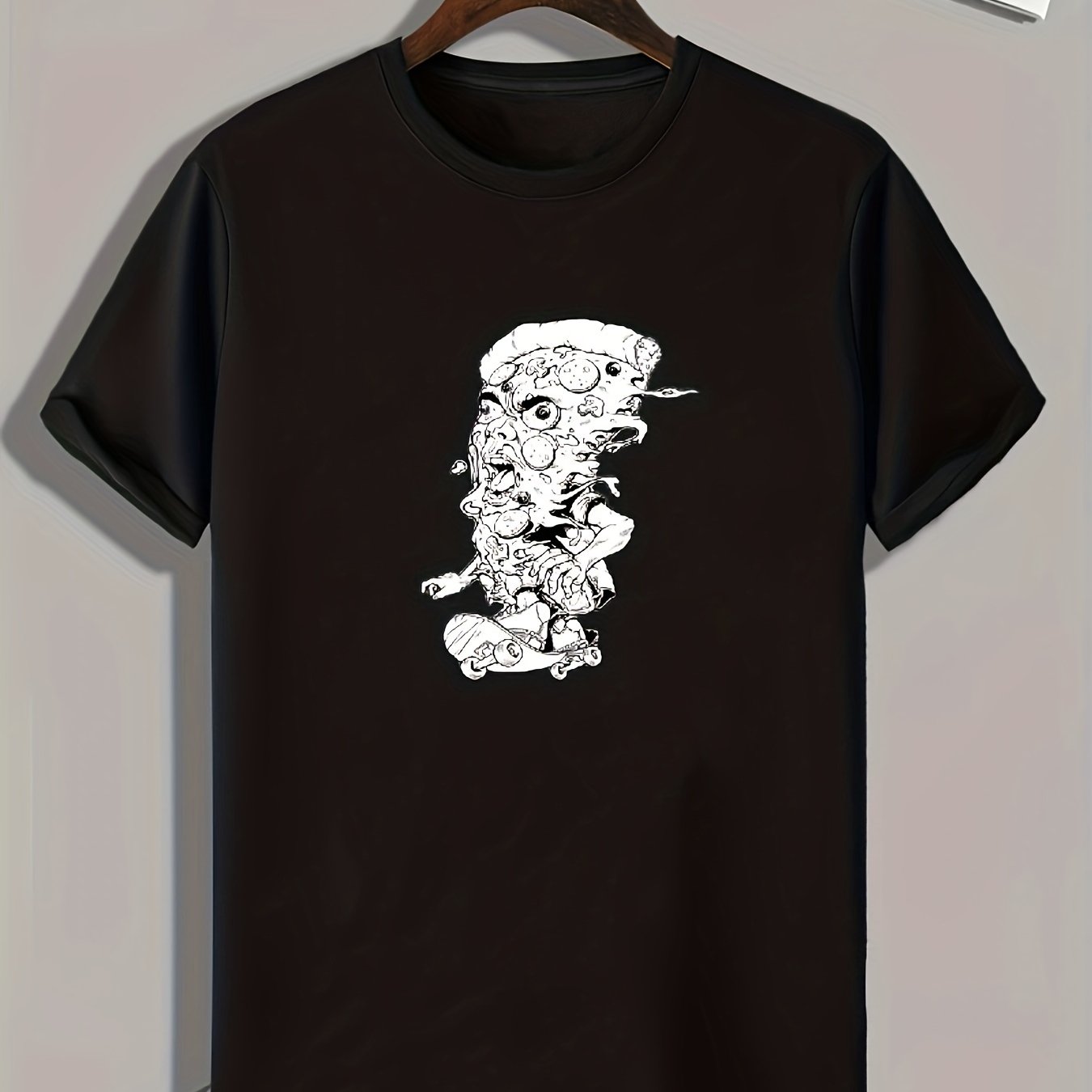 Skateboarding Print Men's Graphic T-shirt for Summer