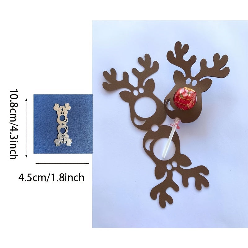 Christmas Reindeer Metal Cutting Die Scrapbooking Paper Craft Punch Art Cutter